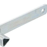 Dreikantschlüssel für Absperrposten mit M12-Dreikantschloss, BGS Do it yourself Werkzeug, hochwertig, sicher und effizient