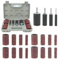 Hochwertiges Schleifwalzen Set mit 20 Stück in verschiedenen Größen, ideal für Heimwerker und Handwerker zum Bearbeiten von Holz und Metall.