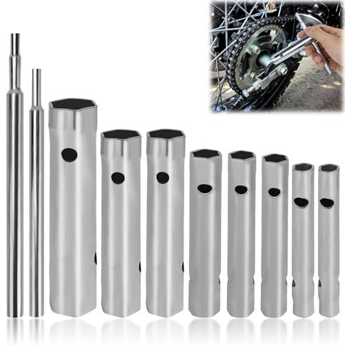 Rohrsteckschlüsselsatz für Wasserhahn, Auto und Zündkerzen - hochwertige Materialien, verschiedene Durchmesser und leicht zu bedienen