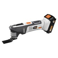 Batavia Oszillierendes Multitool mit exklusivem Akku und Ladegerät für verschiedene Arbeiten wie Sägen, Schaben und Schleifen