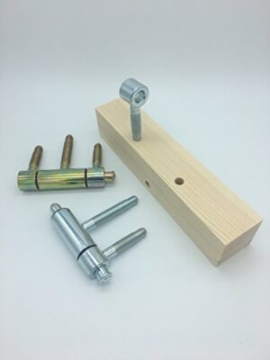 Hochwertige Bohrlehre für Türband 20mm mit präziser Bohrung und erhöhter Stabilität