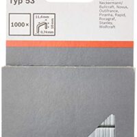Universelle Feindrahtklammer für Textilien, Pappe, flache Holzleisten und Drahtgeflecht