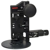 Bosch Professional Fräszirkel und Führungsschienenadapter (FSN 70/140) für Oberfräsen mit Adapter für perfekte Kreisformen und einfache Montage