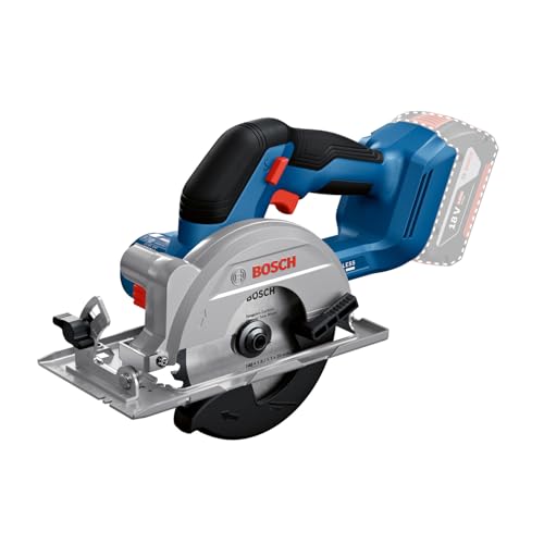 Bosch Professional 18V System Akku-Kreissäge GKS 18V-51 mit bürstenlosem Motor und inklusivem Sägeblatt (140 mm)