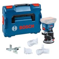 Bosch Professional 18V System Akku-Kantenfräse GKF 18V-8 mit Parallelanschlag und Zubehör für sichere und effiziente Metall- und Holzverarbeitung