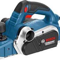 Bosch Professional Hobel GHO 26-82 D mit Leistung 710 Watt inkl. Parallelanschlag Sechskantstiftschlüssel SW 2,5 Stoffstaubbeutel Handwerkoffer