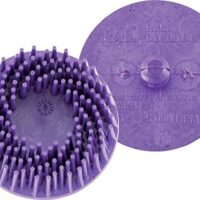 Bristle Disc ROLOC 50,8mm K 36 violett 3M - hochwertiges Werkzeug für Reinigung von Oberflächen mit spezieller Bürstenspitze und lila Farbe