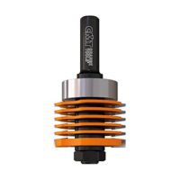 Hochwertiges Finger-Verleimfräser Werkzeug von CMT Utensili spa mit orange und schwarzer Farbe