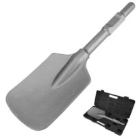 CPROSP SDS HEX Schaufelmeißel 135 x 440 mm Sechskant-Aufnahme 30 mm, Asphaltmeißel/Breitmeißel HEX Breiter Lehm Spaten zum Entfernen von Hartem Schmutz Ton und Losem Beton