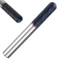 Corintian VHM Fräser mit AlTiN Beschichtung - 6mm Durchmesser, 60-100mm Länge - Langlebig & Präzis - Vollhartmetall Frässtift für Profi-Einsatz (L:60mm)