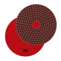 Professionelles Diamant-Nassschleifpad mit Körnung 400, ideal für Naturstein, Granit, Marmor und Glas