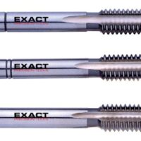 Hochwertiger Handgewindebohrer Satz von EXACT, M12 HSS DIN 352 für Innengewinde und Gewinde mit hoher Präzision und lange Lebensdauer