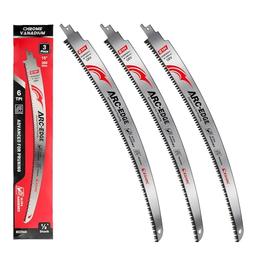 Effiziente Sägebänder für höchste Leistung, EZARC-Sägebänderset mit japanischen Zähnen, 3-teilige Bogenkante, hohe Schnittleistung, Beschneiden von Bäumen und Holz, hochwertiges Werkzeug