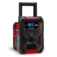 Einhell Akku-Baustellenradio TE-CR 18 Li DAB+/FM/BT - Solo Power X-Change, Robuster Baustellenradio mit DAB+, FM und Bluetooth, ideal für Arbeiten und Hobbys, staubdicht und strahlwassergeschützt nach IP65
