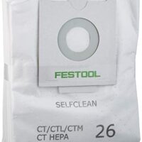 Hochwertiger Filtersack SELFCLEAN von Festool für Staub und Kleinteile, reisfest und hoher Filtereffekt