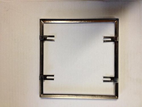 Hochwertiger Edelstahl V2A Fliesenrahmen mit Maß 300 x 300 mm für Bodenbelagsanforderungen