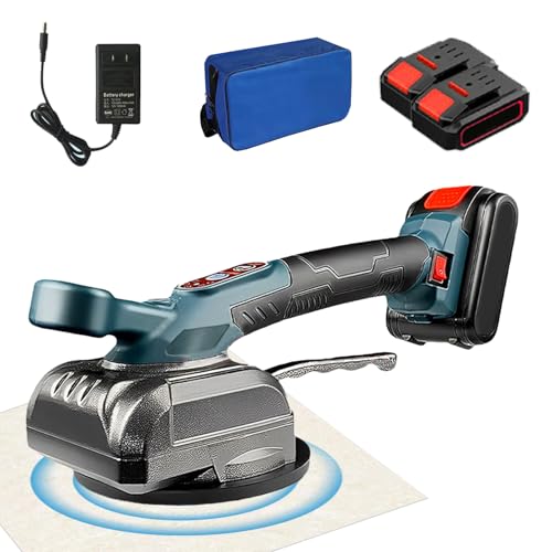 Hochwertiger Fliesenvibrator mit 5 Gangen Einstellbare Geschwindigkeit und 100kg Adsorption für die Verlegung von 30-260cm breiten Wandfliesen und kleinen Bodenfliesen