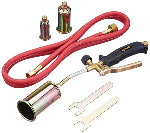 Hochwertiger Gasbrenner mit hoher Temperaturleistung von 1500 bis 1800°C, ideal für professionelle Anwendungen in der Heimwerker- und DIY-Branche.