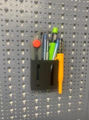 Zollstockhalterung für Küpper Lochwand und Eurolochwand mit 37,5 mm und 45 mm Lochabständen, Schwarz
