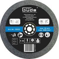 Hochwertige Guede Schleifscheibe mit den Maßen 125x20x16 mm, Körnung K36, ideal für Holz, Metall und andere Materialien