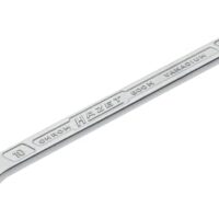 Ringmaulschlüssel mit 10 mm Schlüsselweite und verchromtem Schraubenschlüssel. Extra stabiles HAZET Doppel-T-Profil Schaft in schlanker Ausführung.