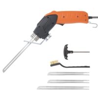 Styroporschneider mit Luftgekühlung für kontinuierlichen Einsatz, elektrisches Styrocutter Set mit 3 Klinge, Styropor Schneidwerkzeug für EPS, EPP, KT Board