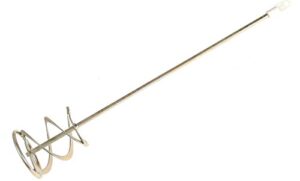 Haromac Wendelrührer 95 mm, verzinkt, mit Ring, für Heimwerker und Profis, hochwertiges Werkzeug für Holz, Metall und andere Materialien