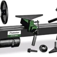 Drechselbank mit stufenloser Drehzahlregelung und Reit-/Spindelstock aus Grauguss für hohe Präzision bei der Holzbearbeitung