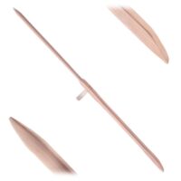 Langsenser mit senkrechtem Griff und Holz-Sensenwurfarm für effizientes Gras-senken im Garten oder Unkraut-zurechtkommen vor dem Eingang