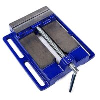 Hochwertiger Schraubstock für Werkstatt oder Fräsmaschine, Säulentisch Bohrschraubstock 6" 150mm Tischbohrer Schraubstockklemme für Werkstatt Fräsmaschinen (Budgetbereich)