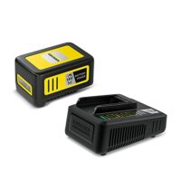 Kärcher 18 V Starter Kit mit Lithium-Ionen-Akku und Schnellladegerät für alle Geräte der 18 V Battery Power Plattform