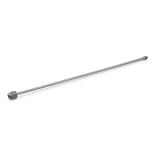 Hochwertige Lanzenverlängerung für Heimwerker und Handwerker, Kärcher-Markenzeichen, 1000 mm Länge, silbernes Design, ideal für große Rasenflächen oder Terrassenreinigung