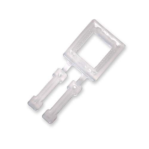 400 Kunststoffklammern für Umreifungsband Breite 16 mm, hochwertige Kunststoffmaterialien, sichere und dauerhafte Verbindung, ideal für Rohre und Objekte bis 16 mm Durchmesser