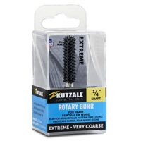 Kutzall Extrem Kugelkopffräser, ¹/⁴" Schaft, sehr grob - Holzbearbeitungsaufsatz für Bosch, DeWalt, Milwaukee, Makita. Abrasives Wolframkarbid, ¹/⁴" (6.3mm) Dia. X 1-³/⁸" (34.9mm) Länge, BNX-14C
