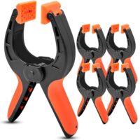 Hochleistungs Nylon Federklemmen, 6 Zoll Klemmkraft, bewegliche Backen, großer Spannweite, für Holzbearbeitung, DIY, Fotostudios