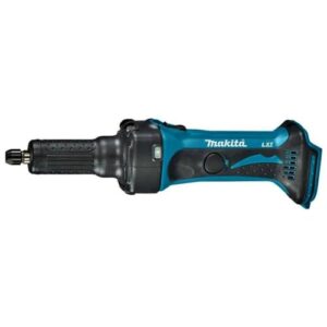 Makita DGD800Z Akku-Geradschleifer 18 V (ohne Akku, ohne Ladegerät) - Leistungsstarker Geradschleifer für Heimwerker-Aufgaben mit LED-Warnleuchte und langer Schleifspindel