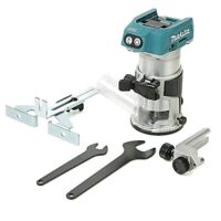 Makita DRT50ZX4 Fräser-Schneider mit 18-V-Batterie und Aluminiumboden für Heimwerker und Profis