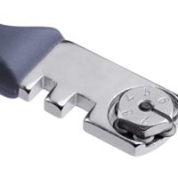 Meister Glasschneider, ein Werkzeug für die Bearbeitung von Glas, Fliesen und Spiegel mit 6 Schneidrädchen aus legiertem Stahl