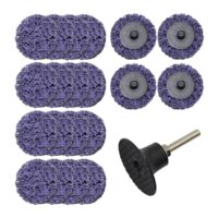 Merryland CSD Scheibe 50mm Farbe Rost für Stabschleifer, 20 Stück mit 6mm Schaft