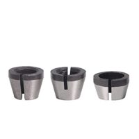 Hochwertiger Spannzangen Adapter für Geradschleifer und Fräser, Hartmetall, 3 Größen: 6mm, 6.35mm und 8mm