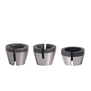 Hochwertiger Spannzangen Adapter für Geradschleifer und Fräser, Hartmetall, 3 Größen: 6mm, 6.35mm und 8mm