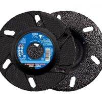 Klare Sicht Schleifscheibe 125x22,23 mm für Stahl und Edelstahl, spezielle Linie SGP STEELOX, schwarze Farbe, 5 Stück