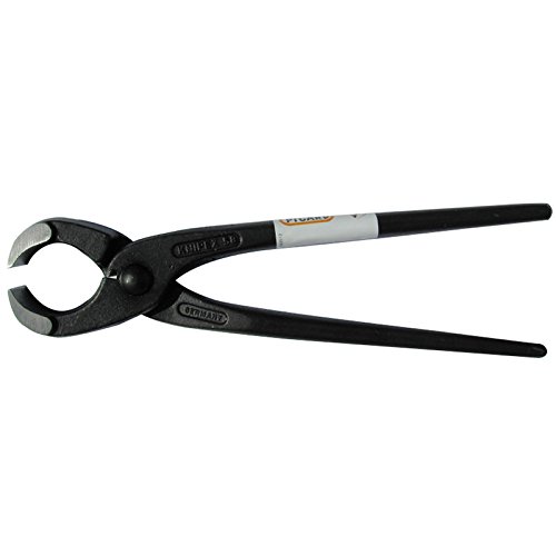 Hochwertige Ziegelkneifzange mit Drahtabschneider für Heimwerker und Handwerker - robuste Konstruktion und komfortabler Griff