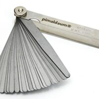 Fühlerlehre aus Manganstahl für Messung und Prüfung von Spaltbreiten, Dicken und Abständen/Gaps