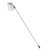 Robuster Obstpflücker mit Teleskopstiel für die einfache Ernte von Früchten wie Äpfeln, Birnen oder Pflaumen. Perfekter Assistent für Gartenbesitzer bei Obst-Garten-Arbeiten.