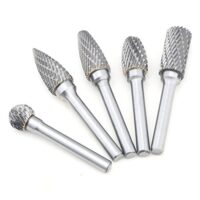 5-teiliges Raspel Set für Metall, Marmor, Jade und andere Materialien, Bohrmaschine mit Kugelfräser, Zylinderfräser und mehr