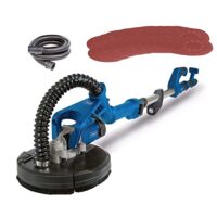 Wand- und Deckenschleifer mit 710W-Motor, variabler Drehzahlregulierung und Teleskopfunktion für professionelle Ergebnisse auf Wänden und Decken.