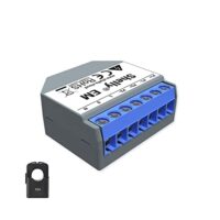 Shelly EM + 1 Amperemeterzange zum Messen des Stromverbrauchs zu Hause, bis 50A Energieverbrauch überwachen