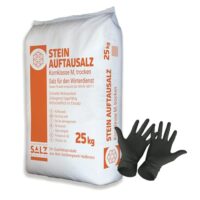 Hochwertiges Stein Auftausalz für Winterprobleme, 25 kg, Streusalz KL-M, Schnee, Eis, Frost, Premium