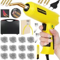 Kunststoff Schweiß Reparatur mit 900 PCS Schweißnägeln, TAVADA 200W Kunststoff Schweißgerät für Instandsetzung von Kunststoffteilen